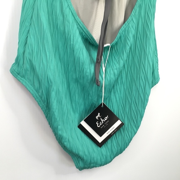 Echo Design Jacquard Underwire One Piece Swimsuit - Picture 4 of 8